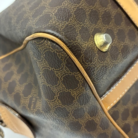 Celine Macadam Pattern Handbag Brown - Picture 5 of 8